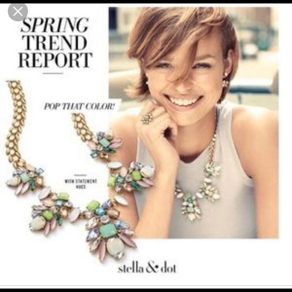 Stella and Dot Trellis Necklace w/Box